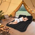 thumbnail image 3 of Inflatable Car Air Mattress for SUV, Truck & Sedan – Back Seat Air Bed with Pump, 6-Chamber Support Up to 4409 lbs, Portable Camping Sleeping Pad with Pillows & Cushions for Road Trip Travel – Black, 3 of 11
