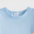 thumbnail image 5 of TOWED22 Toddler Girl's Summer Clothes Short Sleeve Tops and Shorts 2 Piece Set Cute Vacation Outfits(Blue,18-24 M), 5 of 8