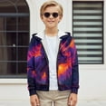 thumbnail image 5 of Chaqlin Mountain Tree Dinosaur Kids Lightweight Zip Up Hoodie Long Sleeve with Pockets Comfy Casual Outerwear Youth Size 8-10, 5 of 6