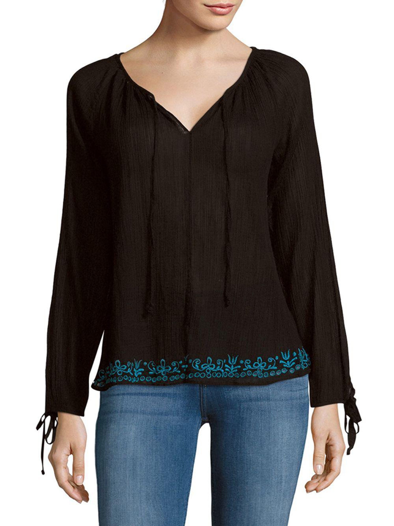 walmart peasant blouse