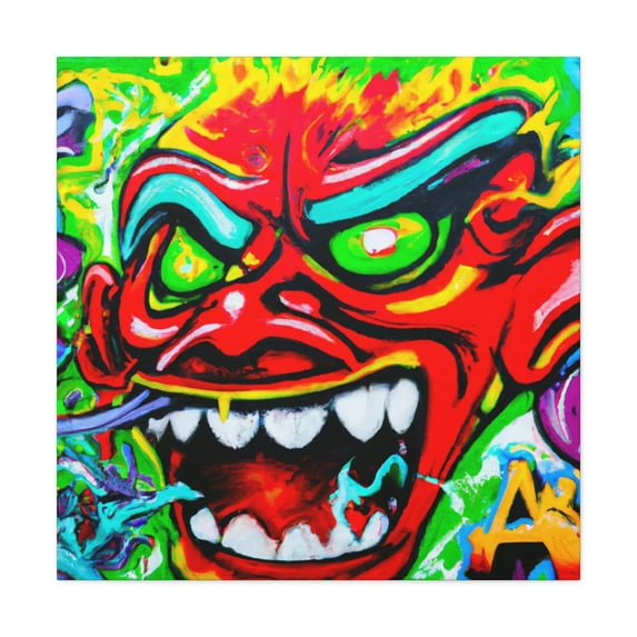 Vibrant Urban Canvas - Canvas