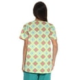 thumbnail image 3 of Just Love Women's Medical V-Neck Scrub Tops (Green Diamonds, X-Small), 3 of 3