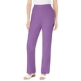 thumbnail image 1 of Woman Within Women's Plus Size Tall Straight Leg Linen Pant Pant, 1 of 6
