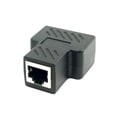 thumbnail image 2 of Acoplador CAT6 RJ45 de 2 vías acoplador en línea conector adaptador extensor de cable Ethernet 8P8C 5 unids / set Methold DN1248-00, 2 of 2