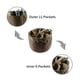 thumbnail image 5 of Bolsa de jardín con 17 bolsillos, bolsa de carpintería para hombres, Kit de herramientas de jardinería, organizador de césped, bolsa de trabajo de lona Yeacher estándar, 5 of 6