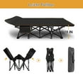 thumbnail image 3 of Furnibear Heavy-Duty Folding Camping Cot with Mattress | Supports 330Lbs, Comfortable Sleep for Adults | Portable with Carry Bag, 3 of 8