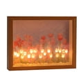 thumbnail image 5 of Marco de fotos de tulipán, luz de noche para el hogar, dormitorio, mesita de noche, decoración luminosa, regalo creativo del Festival Qixi, 5 of 5
