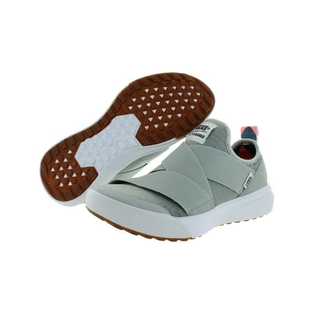vans glacier grey leather slip ons