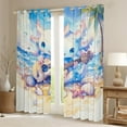 thumbnail image 2 of Manfei Cute Blue Axolotl Blackout Curtains Set of 2 (52x84 Each) for Teen, Cartoon Guitar Music Window Curtains, Beach Ocean Curtains and Drapes, Curtains Blackout Bedroom Decor, 2 of 6