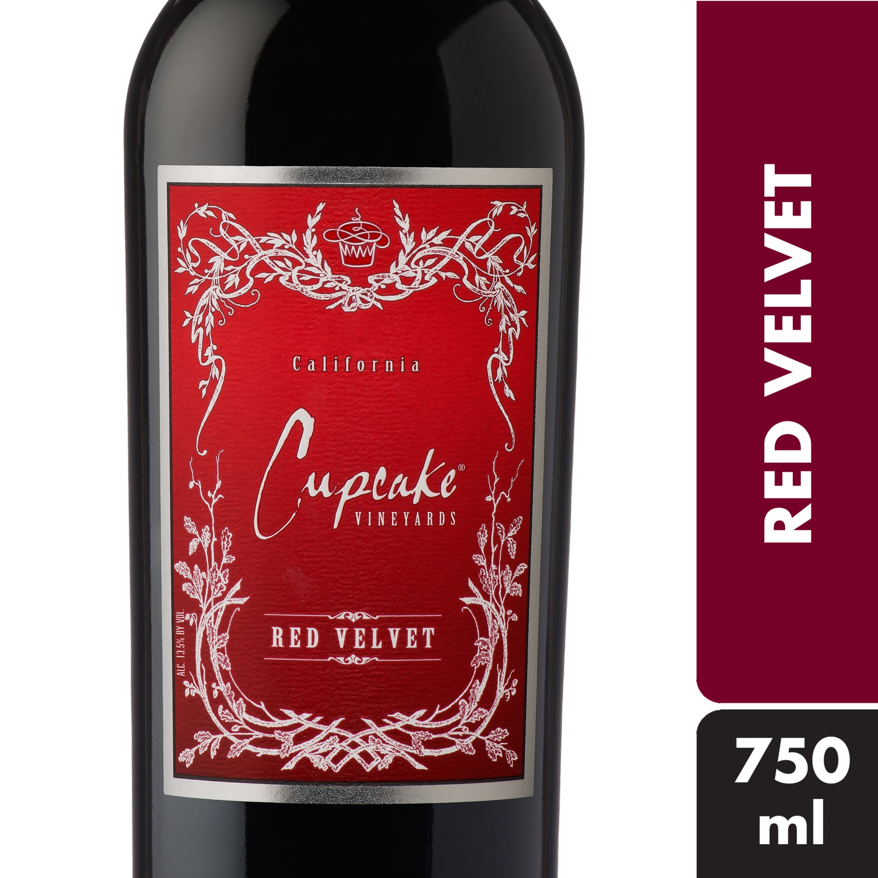 Cupcake® Vineyards Red Velvet Red Wine, California, 750 ml