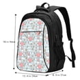 thumbnail image 5 of Balery Cute Rabbit And Heart Print USB Charging Backpack for Men and Women - Water-Resistant, Anti-Theft Laptop Backpack with USB Port for Travel, Work, School, and College, 5 of 7