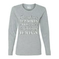 thumbnail image 2 of Wild Bobby Pumpkins Hayrides Apple Cider and Falling Leaves White and Black Halloween Women Graphic Long Sleeve Tee, Heather Grey, X-Large, 2 of 6