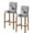Grey, variant on Grey Ombre Marble Bar Stool Covers Set of 4, Gray Marble Crack Abstract Modern Stretch Washable Bar Chair Covers with Backs, Removable Pub Counter Height Chair Cover for Kitchen Dining Room Cafe