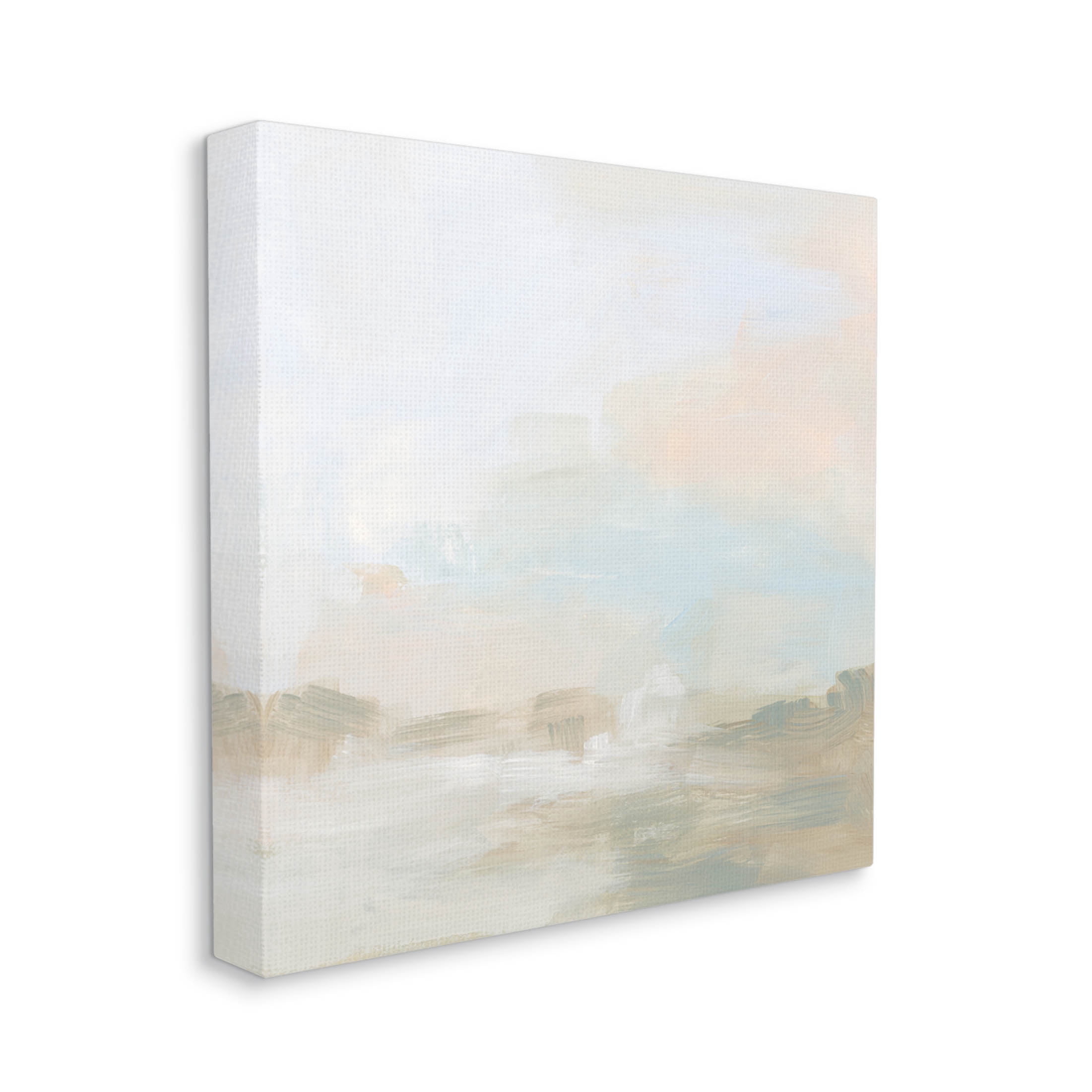 Stupell Industries Modern Neutral Landscape Abstract Painting Gallery Wrapped Canvas Print Wall Art, Design by June Erica Vess