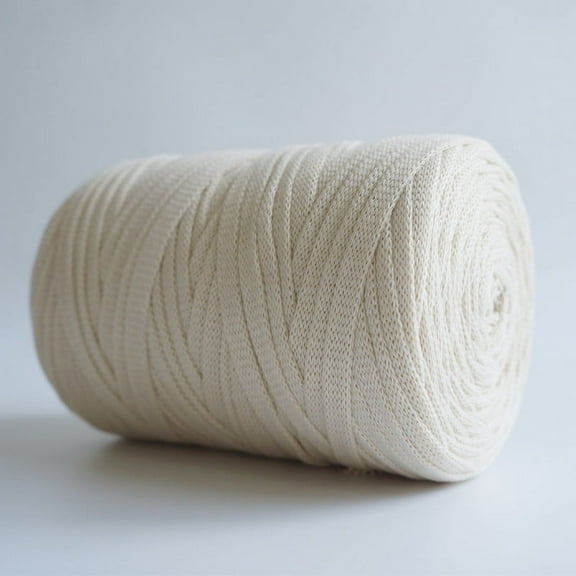 Zhuge 250g 8.1oz Soild Color Fancy Yarns DIY Bag Handbag Carpet Cushion Cotton Cloth T-Shirt Yarn Knitting Crochet Yarn Pet Cave Basket Crochet Bag Fabric Yarn, khaki