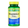 Spring Valley Magnesium Bone & Muscle Health Dietary Supplement Tablets, 250 mg, 100 Count