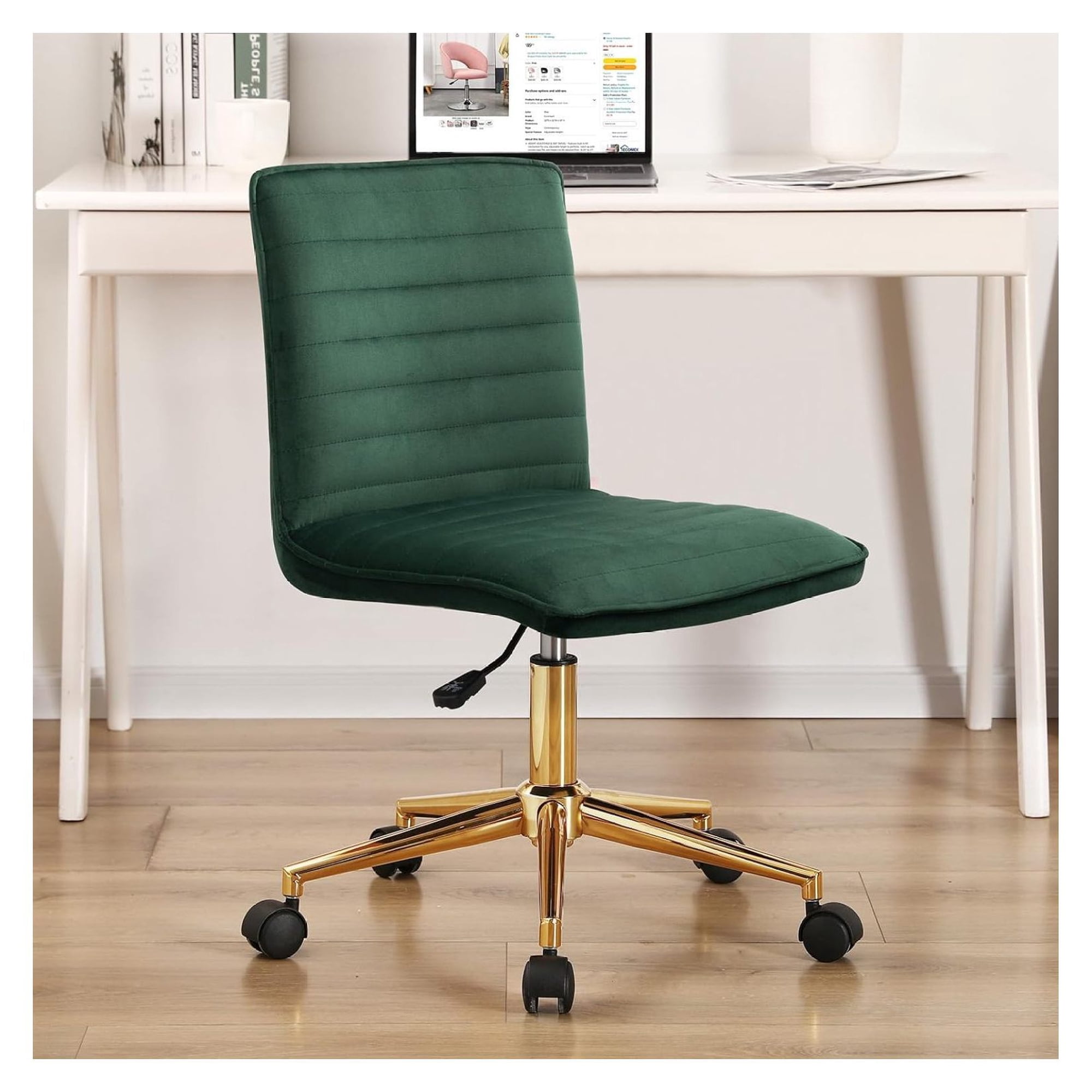 home office armless desk chair product