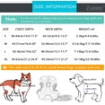 thumbnail image 5 of Morado – Conjunto de arnés y correa para perros pequeños, arnés reflectante ajustable para cachorros, resistente a tirones, chaleco de gamuza suave, arnés antiescapes para gatos Chihuahuas y Yorkshire, 5 of 5