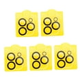 thumbnail image 4 of LABSERRON 5Pcs Circular Yellow Tempered Glass Phone Rear Lens Covers 11.8X0.79In For Pro Dust Prevention, 4 of 8