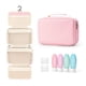 thumbnail image 1 of Neceser YINKECASE para mujer con contenedores de viaje, color rosa, 1 of 7
