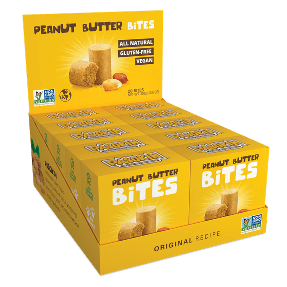 PASOKIN | Natural Peanut Butter Snack, Creamy PB Bites | Gluten Free, Vegan Protein | Pacoca Made in USA, 0.5 oz bites