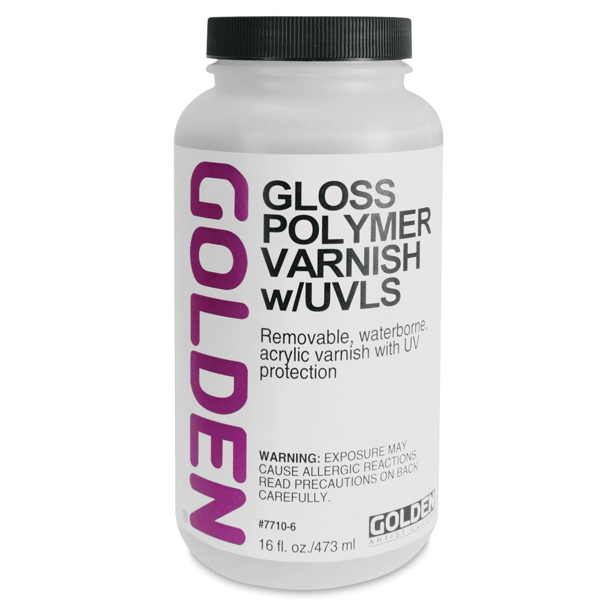 Golden Acrylic Polymer Varnish Gloss, 16 oz bottle