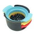 thumbnail image 2 of AMERTEER AOVUWU ABS Fruit Peeler Eggs Cutter Easy Operation Multifunctional Slicers For Kitchen With Base, 2 of 9