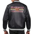 thumbnail image 2 of Men's Starter Black Washington Commanders Printed Team Logo Satin Varsity Full-Snap Jacket, 2 of 3