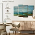 thumbnail image 5 of Elephant Stock Wispy Clouds Wall Art - Horizontal Multi Panel Canvas - Living Room Wall Decor - Abstract Multi Panel - Teal And Yellow Decor By Silvia Vassileva - 84" x 54", 5 of 8