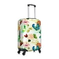 thumbnail image 3 of Fotbe Floral Vintage Luggage Cover Protector,Suitcase Protector,Scratch and Dirt Resistant,Fits 18-32 Inch Luggage-Large, 3 of 9