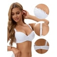 thumbnail image 3 of Unique Bargains Full Coverage Lace Bra 2 Pcs D 40 White, 3 of 6