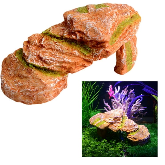 WHAMVOX Tortoise Turtle Terrace Basking Reptile Platform Ladder Aquarium Tank Decoration