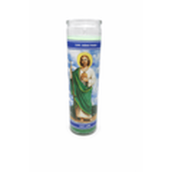 MagicLight St. Jude Prayer Candle 15 oz - Unscented Religious Candle