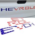 thumbnail image 1 of Tailgate Insert Letters Compatible with 2019 2020 2021 2022 2023 3D Emblems with Strong Adhesive American Flag, 1 of 7