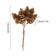 thumbnail image 2 of Christmas Tree Pinecone Decoration Fake Plant Gift Box Decorations Diy Crafts 6Pcs Artificial Stems, 2 of 12