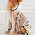 Shulemin Dog Raincoat Fourlegged Waterproof Transparent Pet Raincoat