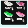 thumbnail image 4 of 2PC Mini Toad Soft Fishing Lure Spinner Metal Sequins Double Hook Thunder 7/12g Topwater Wobblers Swimbait, 4 of 9