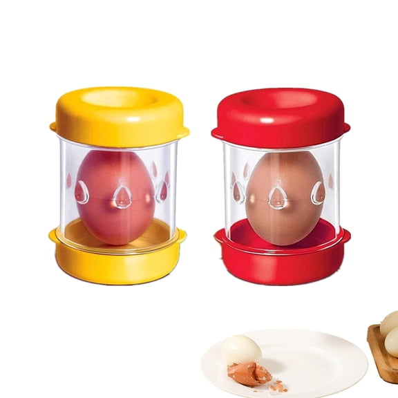 2pcs Boiled Egg Peeler Manually Boiled Egg Peeler, Egg Cracking Tool, Kitchen Gadgets Tools Egg Peeler