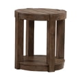 thumbnail image 3 of Liberty Furniture Broadmore Round Chairside Table - Brown, 3 of 12
