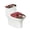 Snowman Snowflake Pattern, variant on HELLHERO Christmas Tree Star Pattern Adds Holiday Charm for Bathroom Home Comfort, Elastic Bottom Polyester Toilet Lid Cover, Soft, Universal, 2 Piece