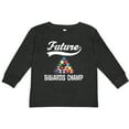 thumbnail image 3 of Inktastic Future Billiards Champ Boys or Girls Long Sleeve Toddler T-Shirt, 3 of 5