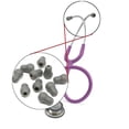 thumbnail image 3 of 10Pcs Soft Silicone EarPlug Stethoscope Earplug Replacement for Littmann Stethoscope Parts, 3 of 5