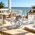 thumbnail image 6 of Yardvibe Artisanal Blue Ringed Octopus Glassware, Handcrafted 3D Octopuses Stemless Wine Glasses, Marine Animal Bar Glass, Coastal Home Decor Gift for Ocean Lovers (3D), 6 of 6