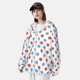 thumbnail image 3 of Fotbe Red Blue Polka Dots Chaqueta con Protección Solar UPF 50+ para Hombre y Mujer, Camisa con Capucha y Bolsillos-Large, 3 of 7