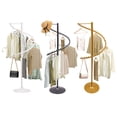 thumbnail image 4 of Dwellnix Gold Rotating Coat Rack, 360° Spiral Clothing Organizer, Modern Clothes Storage Solution for Bedroom, Laundry Room & Showrooms, Freestanding Design, 4 of 11