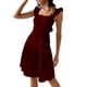 thumbnail image 3 of Lucakuins Vestido de mujer, vestido de verano con cuello cuadrado y espalda descubierta, minivestido de verano para fiesta Lucakuins moda, 3 of 7