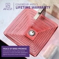 thumbnail image 5 of Tempered Glass Vessel Sink - Lustrous Translucent Red - Nono Series, 5 of 11