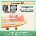 thumbnail image 2 of EMOWRASUL Tissue Box Spring Support-Spring Loaded Lifting Spring Tissue Holder, 2 Pieces Tissue Dispenser with Spring for Office Home Kitchen Toilet, Car Driving Safety Accessories, 2 of 8