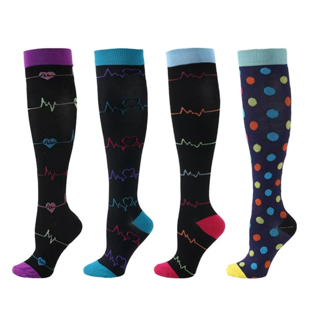 Calcetines 4 pares de calcetines para hombres y mujeres Calcetines deportivos profesionales Medias a Tomshoo Calcetines