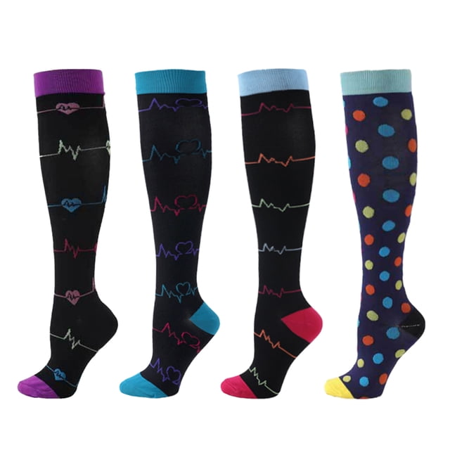 Calcetines 4 pares de calcetines para hombres y mujeres Calcetines deportivos profesionales Medias a Tomshoo Calcetines